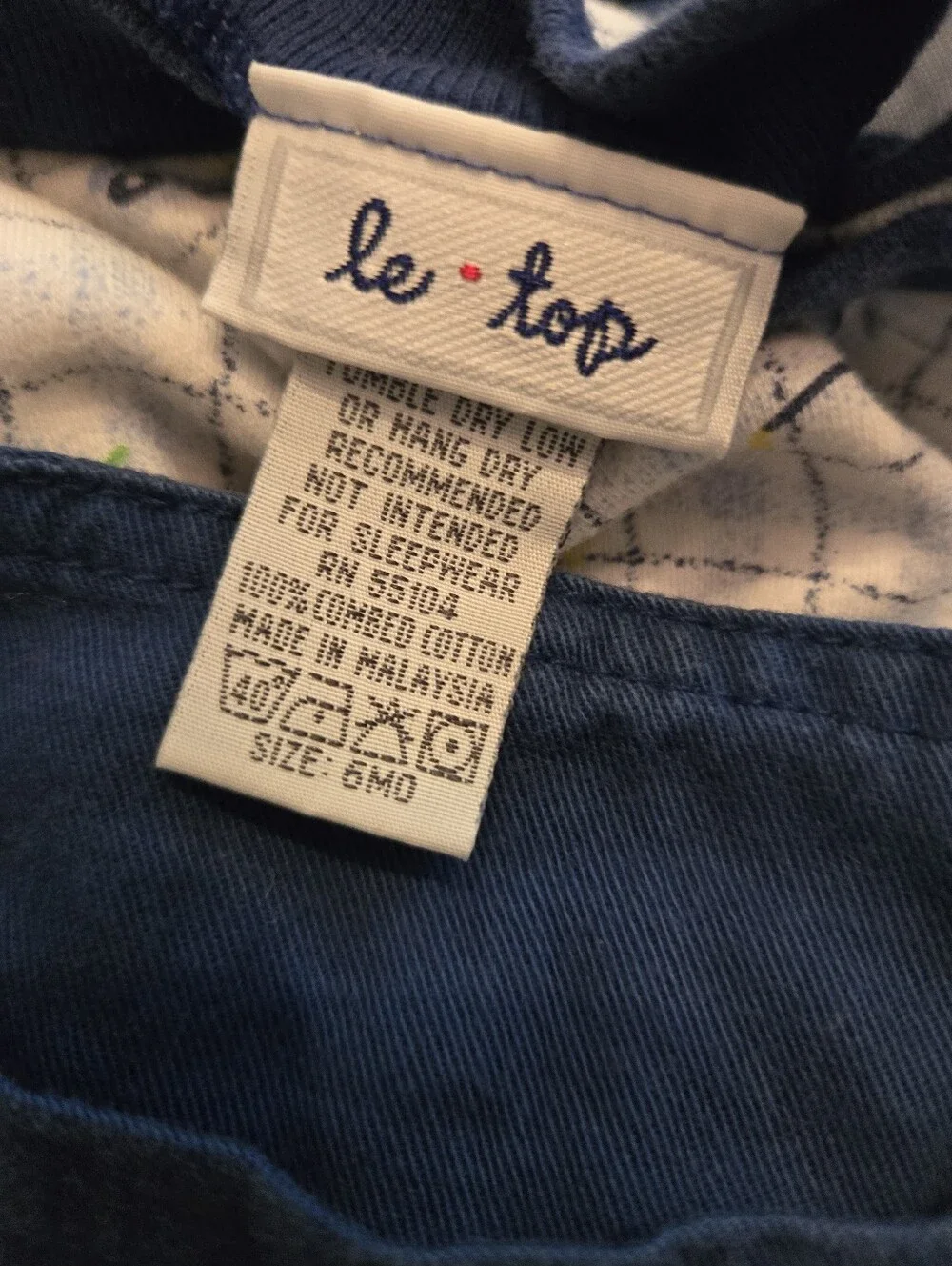 Vintage Y2k Le Top Navy Tractor Embroidered Overalls Shorts 2pc Set